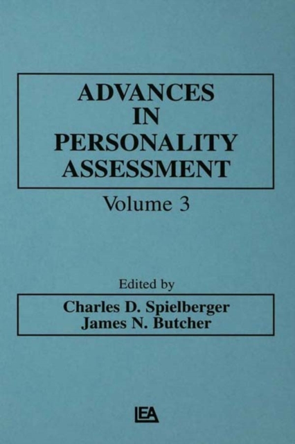 Advances in Personality Assessment : Volume 3, PDF eBook