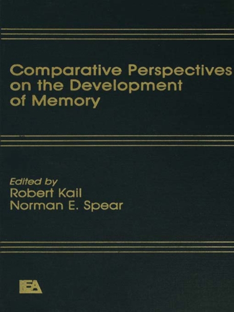 Comparative Perspectives on the Development of Memory, EPUB eBook