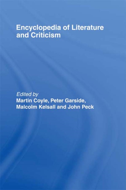 Encyclopedia of Literature and Criticism, EPUB eBook