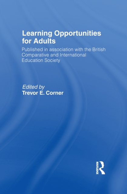 Learning Opportunities for Adults, PDF eBook