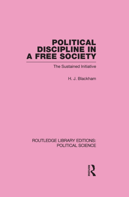 Political Discipline in a Free Society, EPUB eBook