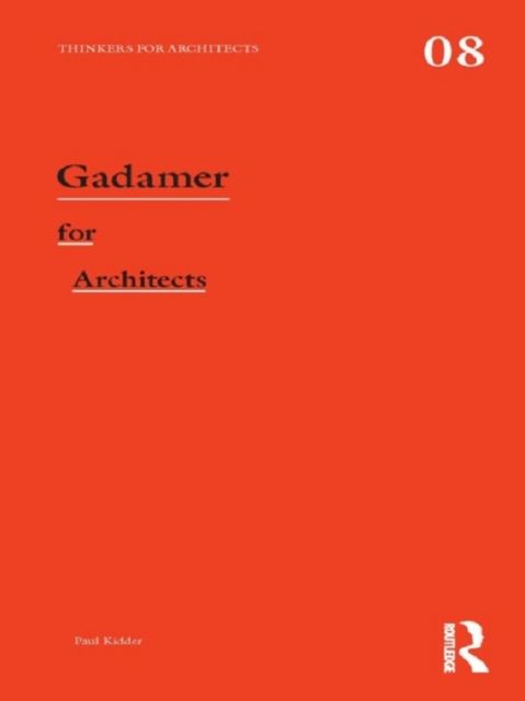 Gadamer for Architects, PDF eBook