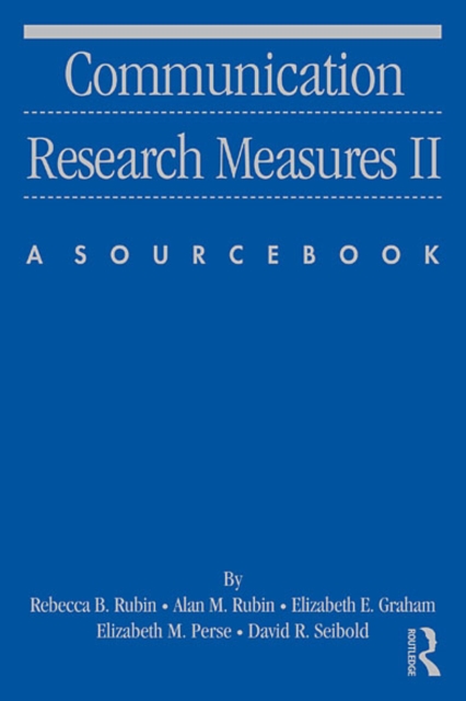 Communication Research Measures II : A Sourcebook, EPUB eBook