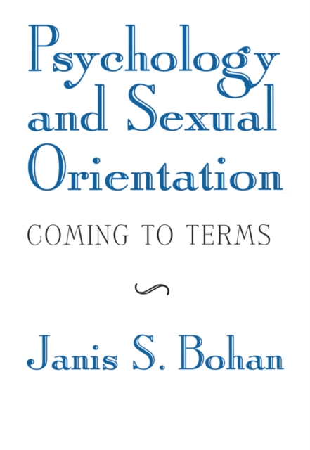 Psychology and Sexual Orientation : Coming to Terms, EPUB eBook