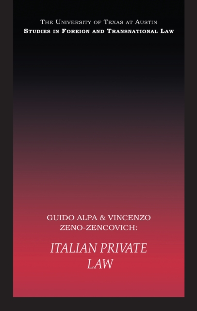 Italian Private Law, PDF eBook