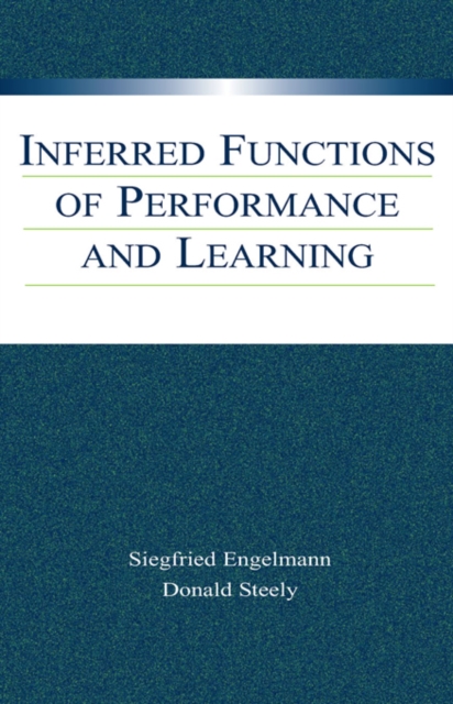 Inferred Functions of Performance and Learning, PDF eBook