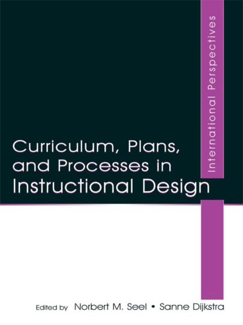 Curriculum, Plans, and Processes in Instructional Design : International Perspectives, PDF eBook