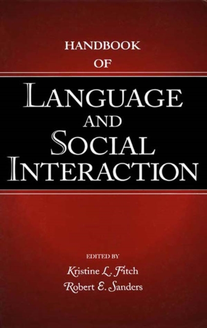 Handbook of Language and Social Interaction, EPUB eBook