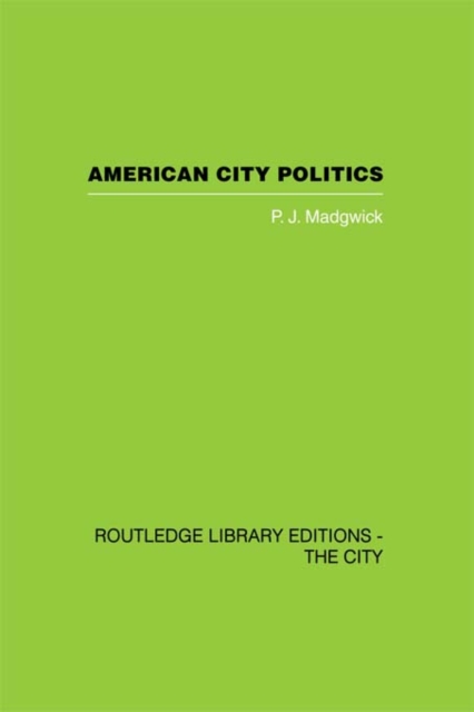 American City Politics, PDF eBook