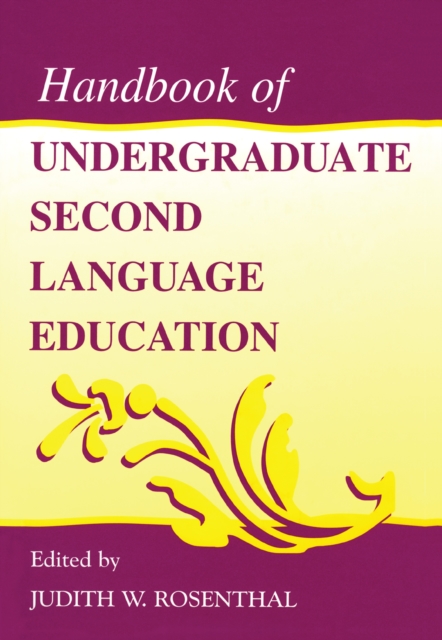 Handbook of Undergraduate Second Language Education, PDF eBook