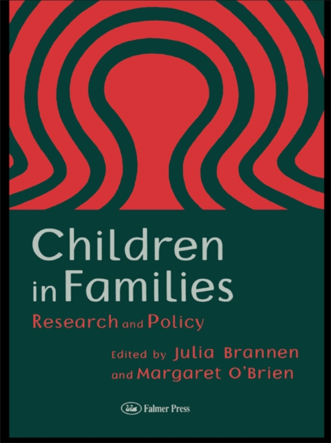 Children In Families : Research And Policy, EPUB eBook