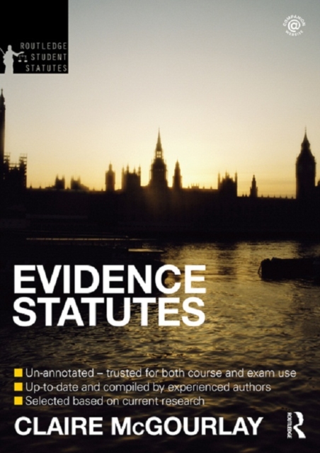 Evidence Statutes 2012-2013, PDF eBook