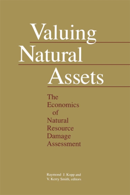 Valuing Natural Assets : The Economics of Natural Resource Damage Assessment, PDF eBook