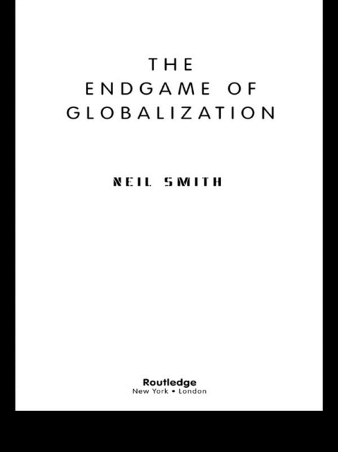 The Endgame of Globalization, PDF eBook