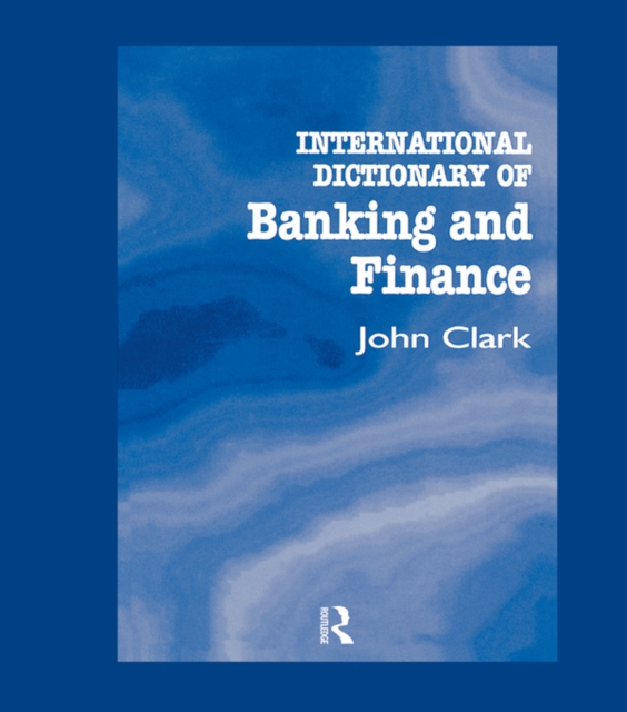 International Dictionary of Banking and Finance, PDF eBook