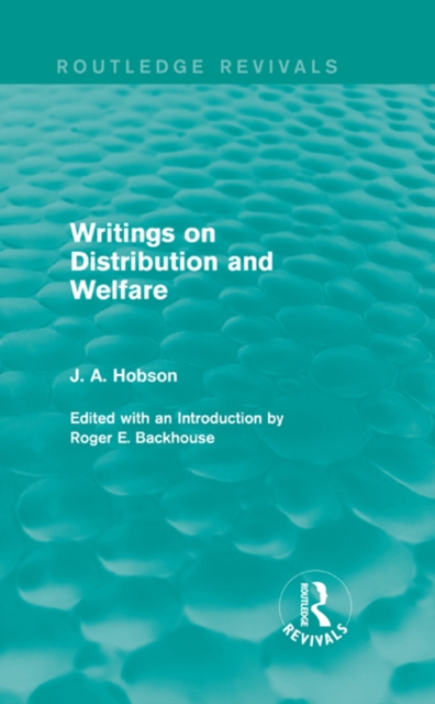 Writings on Distribution and Welfare (Routledge Revivals), PDF eBook