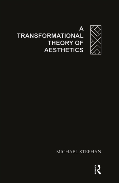 Transformatnl Theory Aesthetcs, PDF eBook