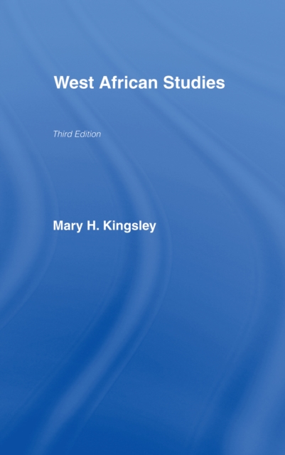 West African Studies, PDF eBook