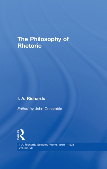 The Philosophy of Rhetoric V7, PDF eBook