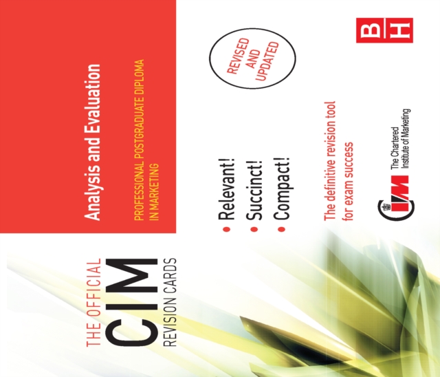CIM Revision Cards Analysis and Evaluation, PDF eBook
