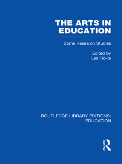 The Arts in Education : Some Research Studies, EPUB eBook