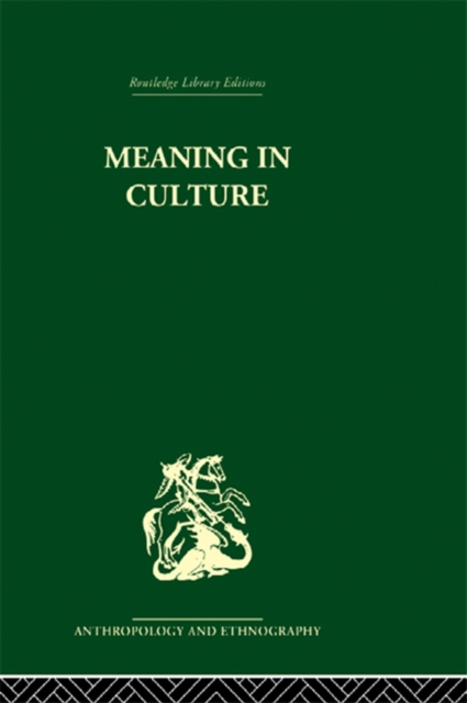 Meaning in Culture, EPUB eBook