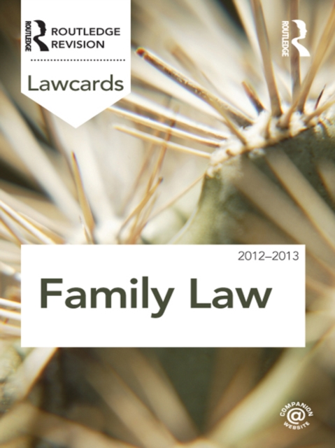 Family Lawcards 2012-2013, PDF eBook