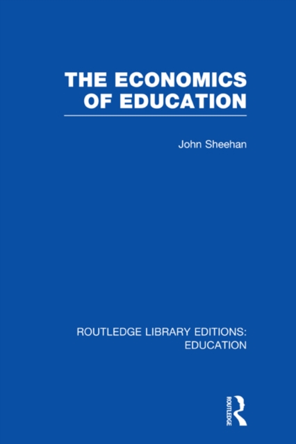 The Economics of Education, PDF eBook