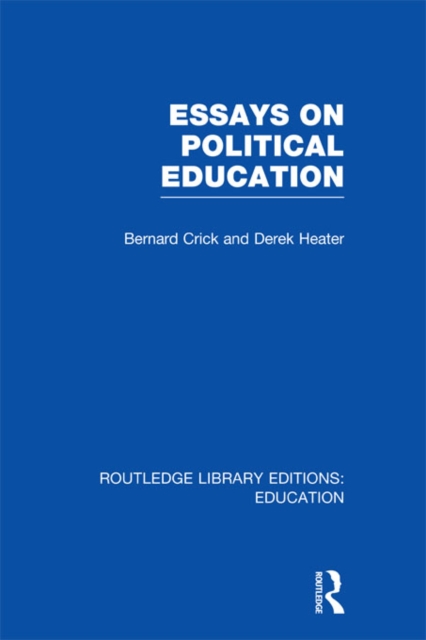 Essays on Political Education, EPUB eBook