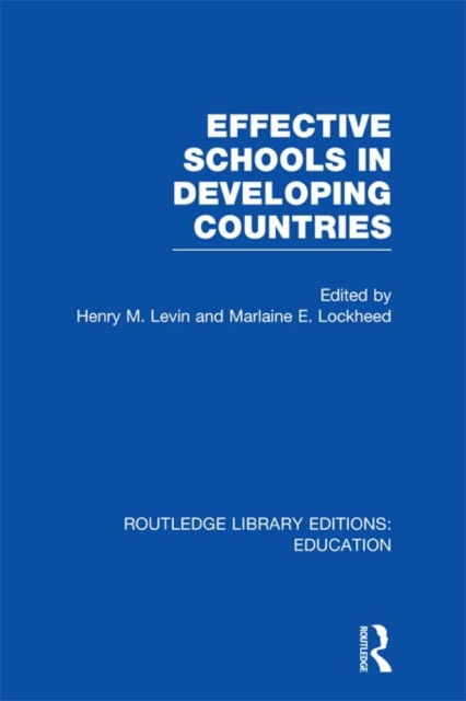 Effective Schools in Developing Countries, PDF eBook