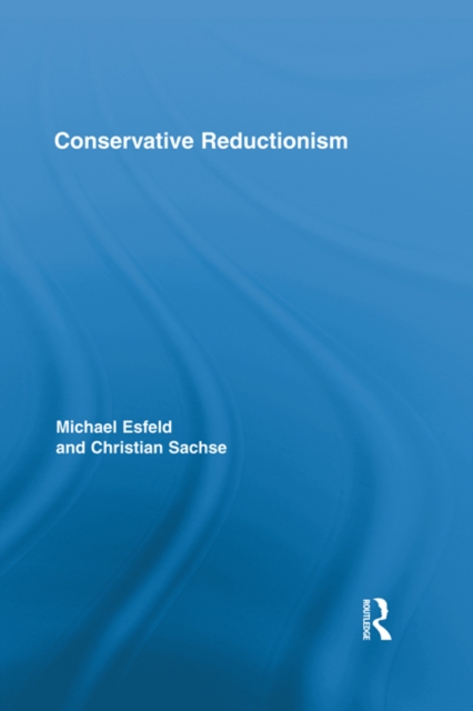 Conservative Reductionism, PDF eBook