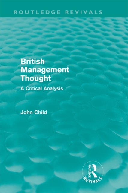 British Management Thought, EPUB eBook