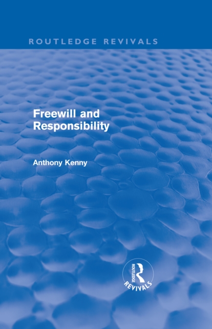 Freewill and Responsibility, PDF eBook