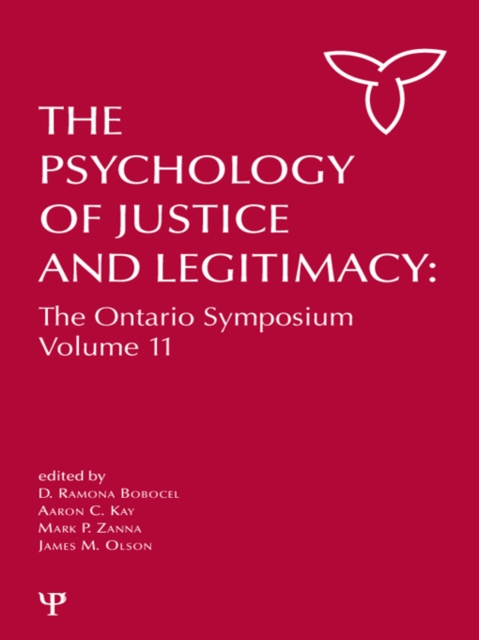 The Psychology of Justice and Legitimacy, EPUB eBook