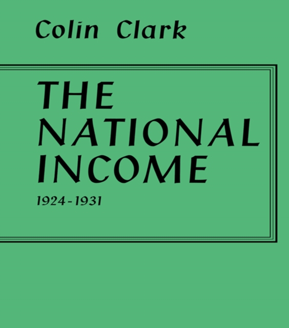 National Income 1924-1931, EPUB eBook