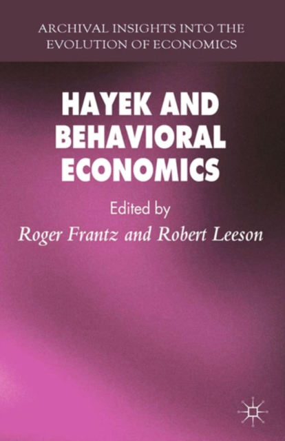 Hayek and Behavioral Economics, PDF eBook