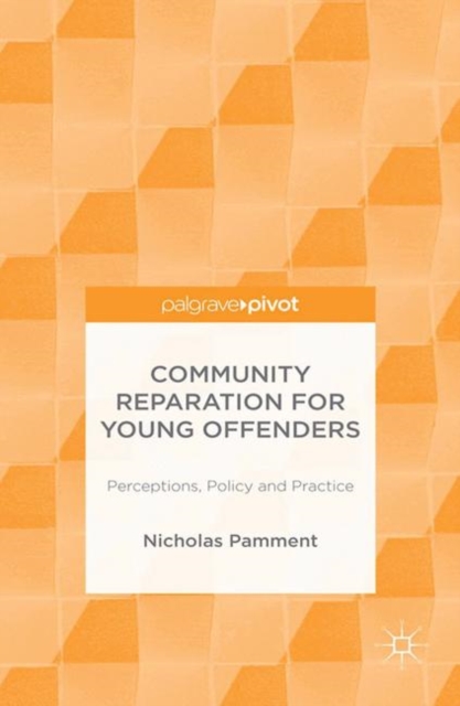 Community Reparation for Young Offenders : Perceptions, Policy and Practice, PDF eBook