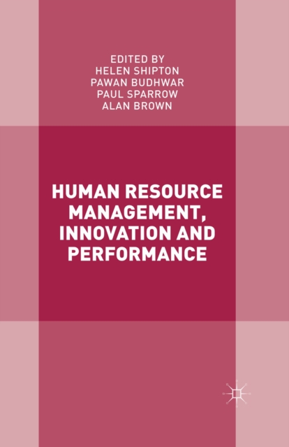 Human Resource Management, Innovation and Performance, PDF eBook