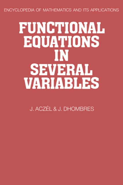 Functional Equations in Several Variables, PDF eBook