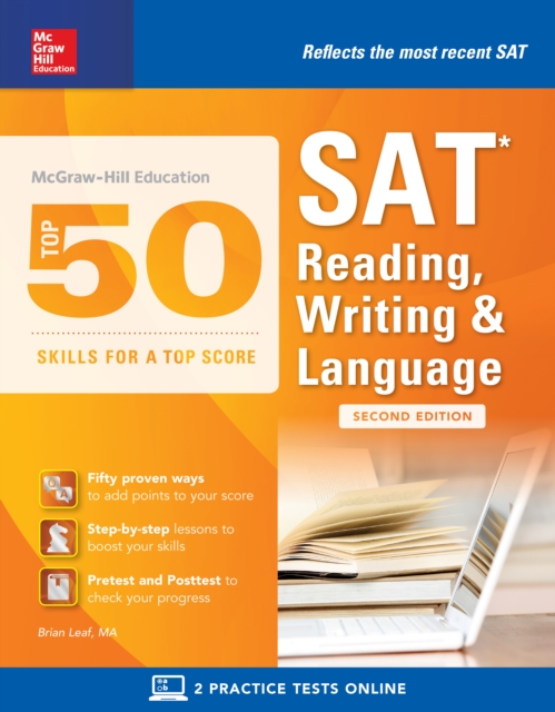 McGraw-Hill Education Top 50 Skills for a Top Score: SAT Reading, Writing & Language, Second Edition, EPUB eBook