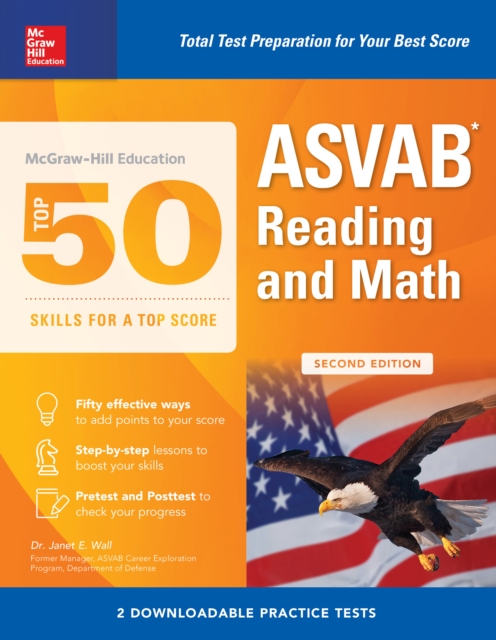 McGraw-Hill Education Top 50 Skills For A Top Score: ASVAB Reading and Math, Second Edition, EPUB eBook