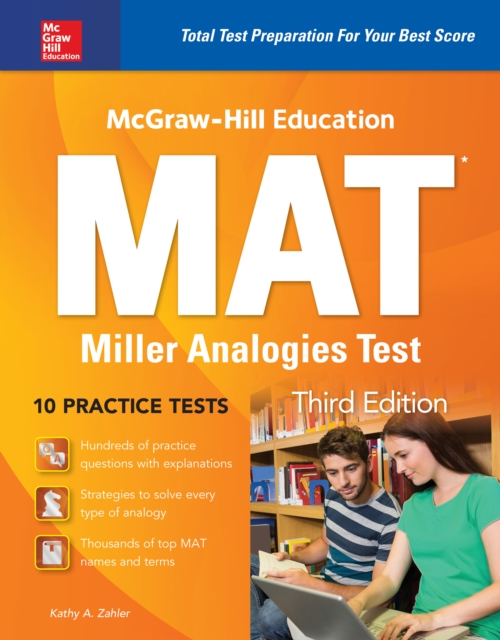 McGraw-Hill Education MAT Miller Analogies Test, Third Edition, EPUB eBook