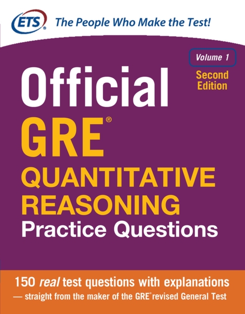Official GRE Quantitative Reasoning Practice Questions, Volume 1, Second Edition, EPUB eBook