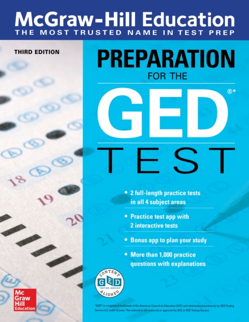 McGraw-Hill Education Preparation for the GED Test, Third Edition, EPUB eBook