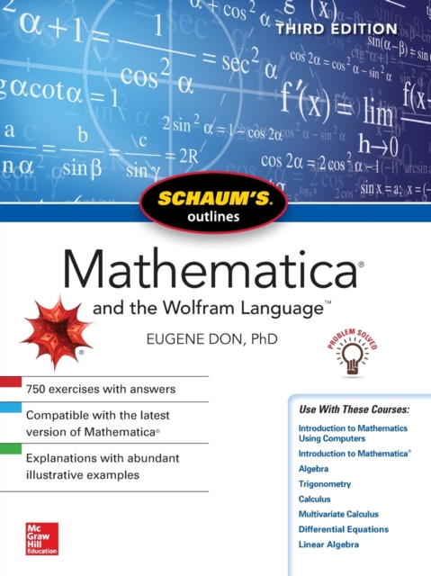 Schaum's Outline of Mathematica, Third Edition, Paperback / softback Book