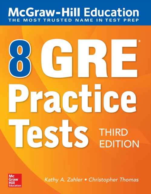 McGraw-Hill Education 8 GRE Practice Tests, Third Edition, EPUB eBook