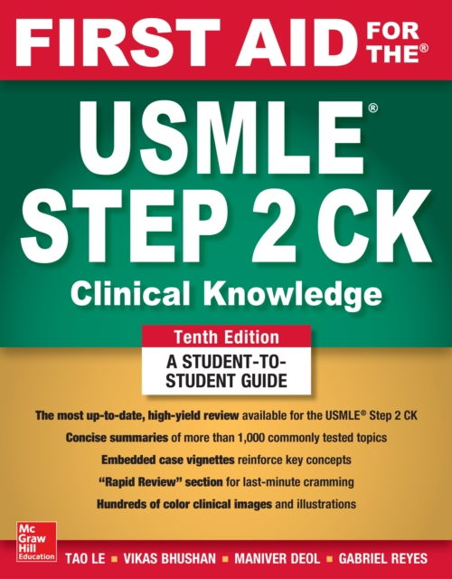 First Aid for the USMLE Step 2 CK, Tenth Edition, PDF eBook