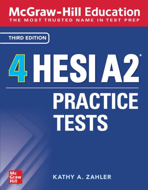 McGraw-Hill Education 4 HESI A2 Practice Tests, Third Edition, EPUB eBook