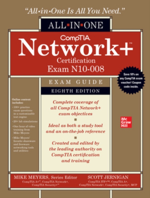 CompTIA Network+ Certification All-in-One Exam Guide, Eighth Edition (Exam N10-008), Hardback Book