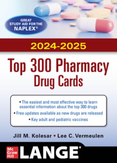 McGraw Hill's 2024/2025 Top 300 Pharmacy Drug Cards, Cards Book
